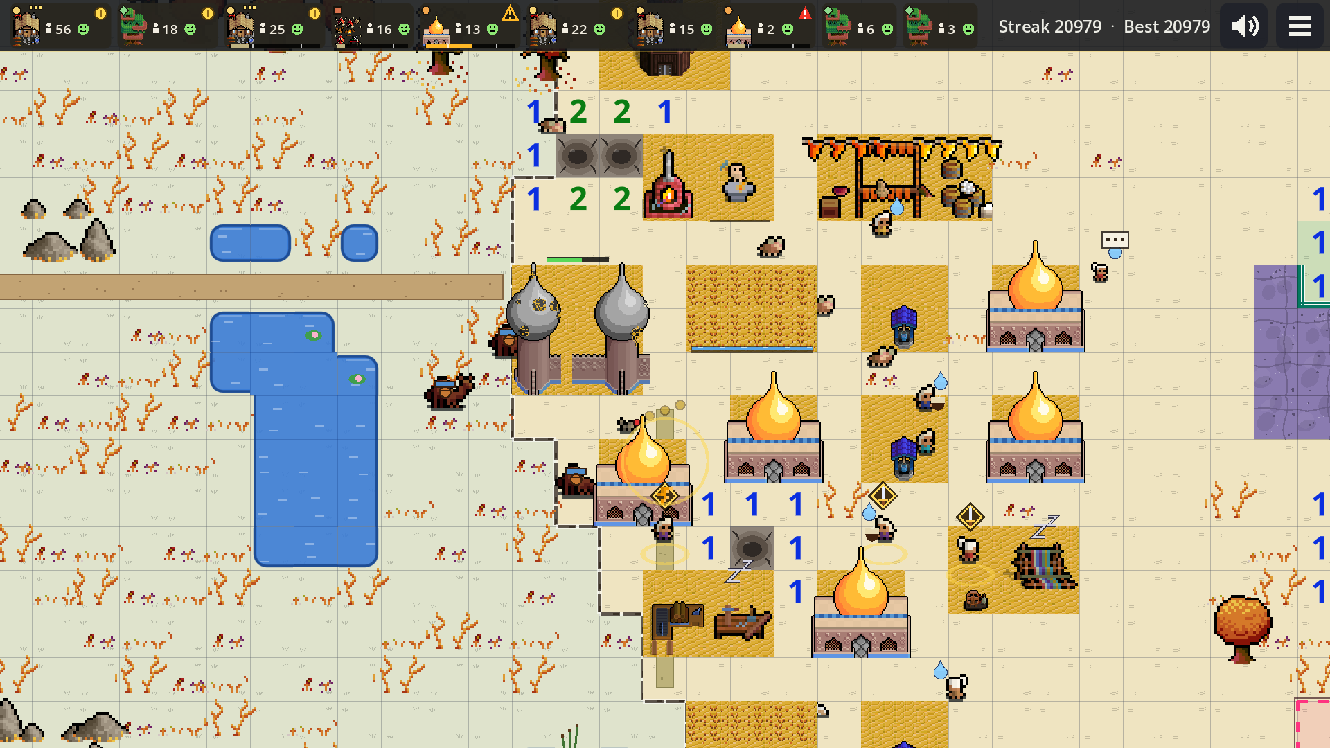 A market evening in a desert village